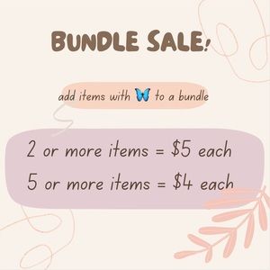 Bundle sale!!